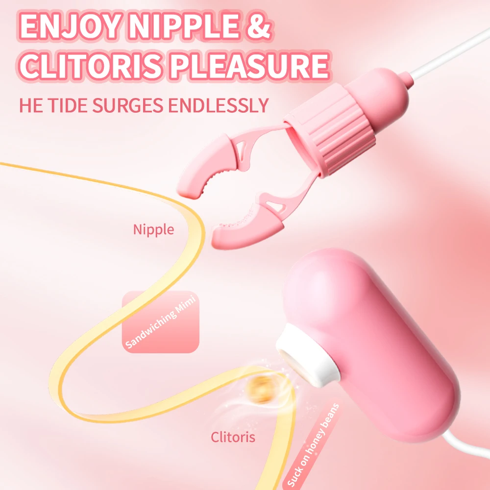 اللسان لعق الهزاز مع الحلمات المشبك قوي شفط الثدي الشفرين البظر مدلك الجنس لعب للإناث G نقطة تحفيز