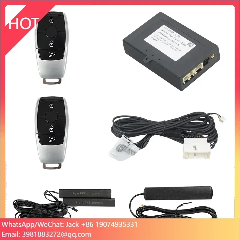 

2026 EASYGUARD Smart Key PKE Kit Fit For Benz With Factory OEM Push Start Button Without Comfort Access Valet Mode