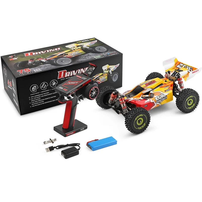

WL Tech XK 144010 Rc Car Brushless Electric 4wd Alloy High Speed 75kmh Off Road Racing Buggy Professional Remote Control Vehicle