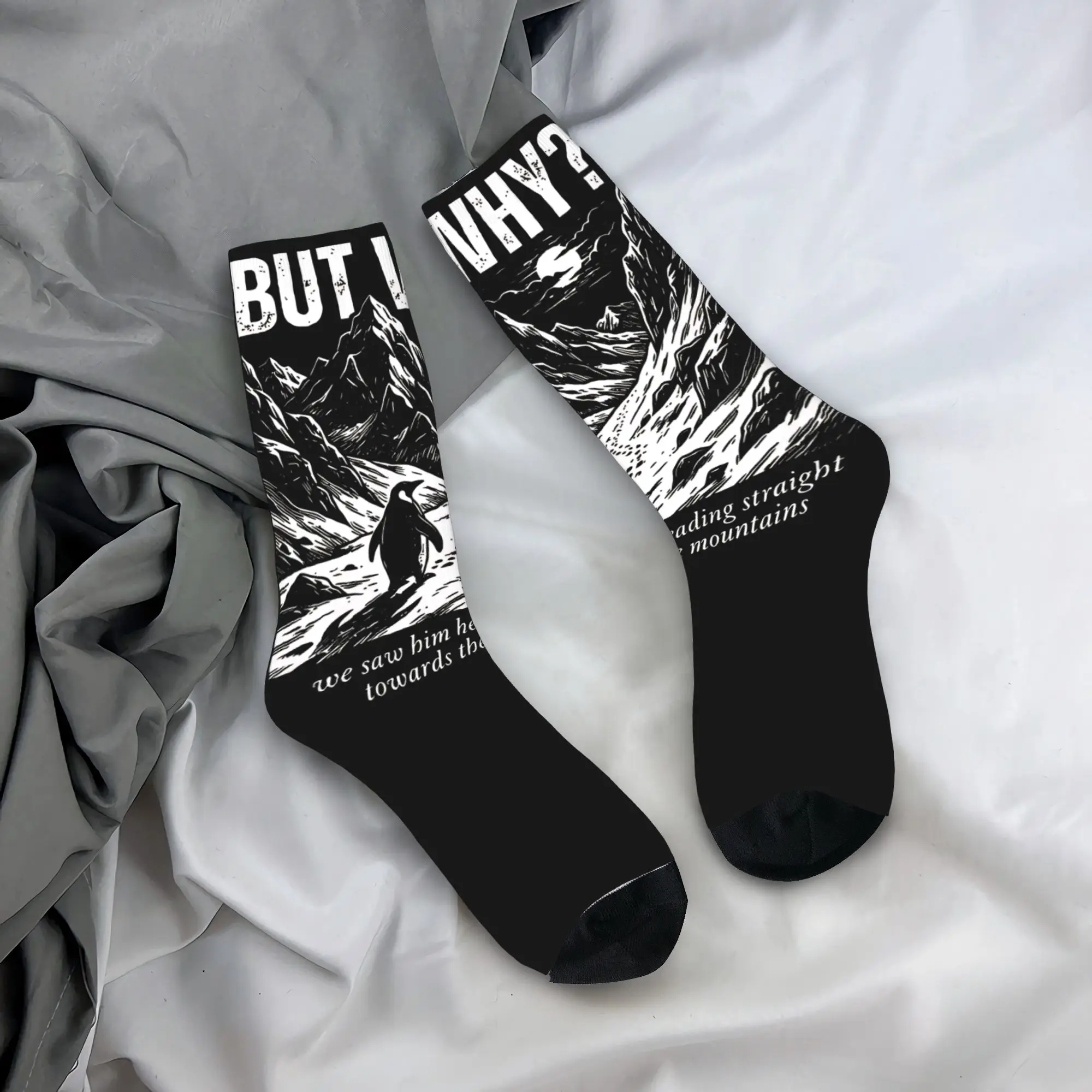 

Nihilist-Penguin Socks Leisure Stockings Autumn Non Slip Couple Socks Quality Pattern Outdoor Sports Socks