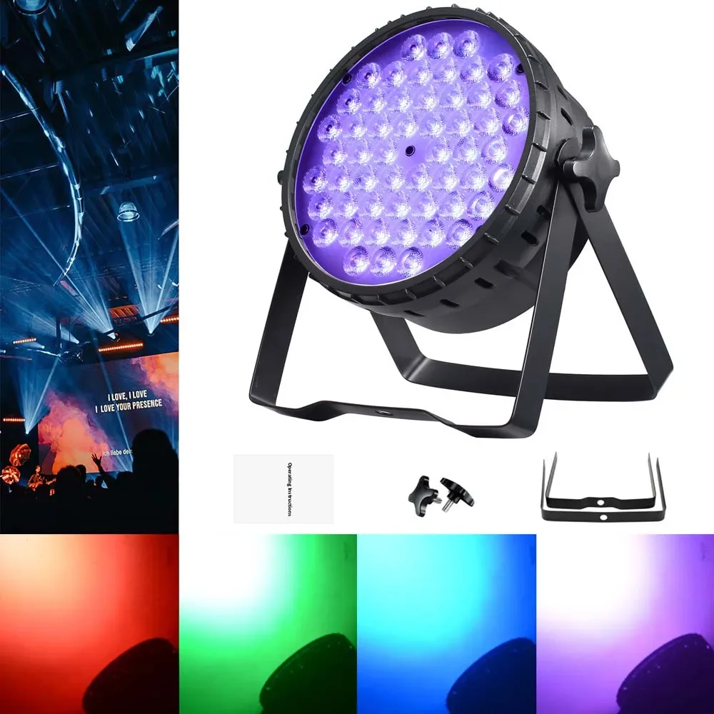 Imagem -03 - Betopper-multi-purpose Disco Luz Iluminação Palco Rgb Som Flash Focus Light Festa de Casamento Hall Hall Dmx512 54x3w Pcs Lpc015