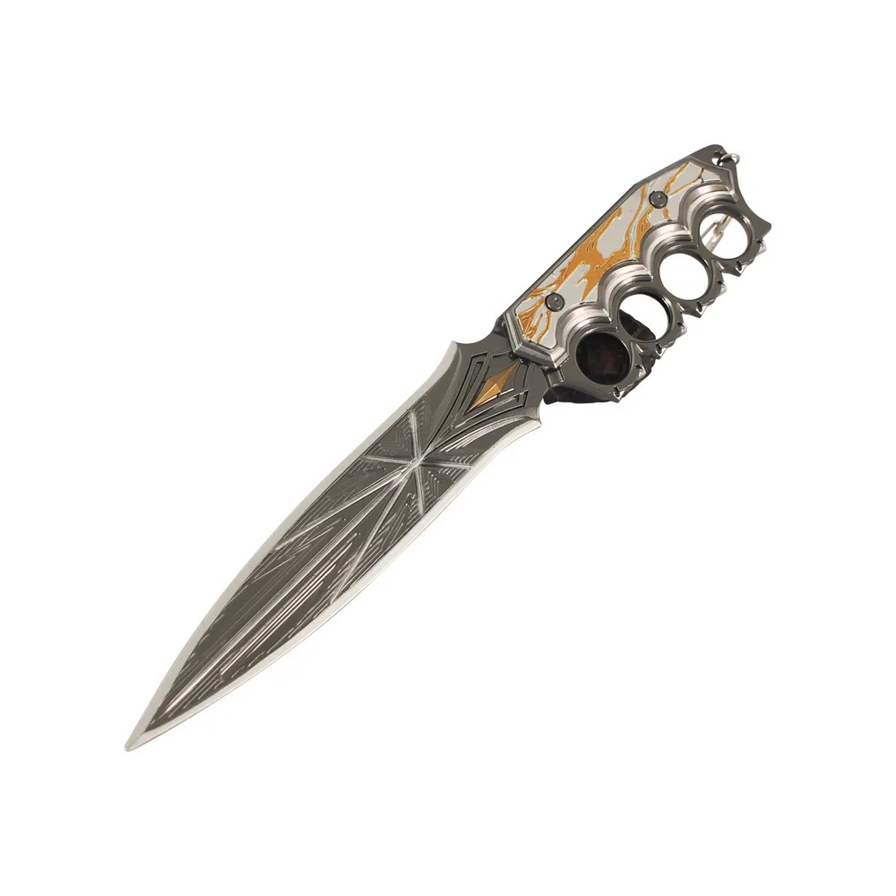 27cm/10.63in arena breakout: periféricos de jogo infinito borda da noite artesanato de metal ornamentos modelos exibição de mesa menino presentes brinquedo