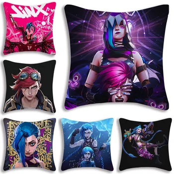 حار غامض جامعة الأساطير وسادة تغطي الكرتون أريكة ديكور المنزل الطباعة على الوجهين قصيرة أفخم لطيف غطاء الوسادة