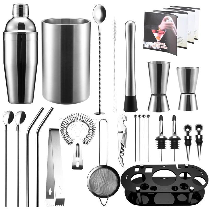 Creative, New Entry-Level Stainless Steel Bartender Set Beat Lemon Snow Jug Bar Cocktail Concoction