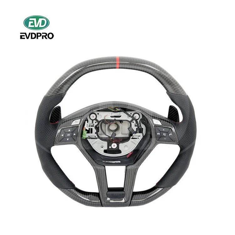 

CARBON FIBER STEERING WHEEL for MERCEDES BENZ A-CLASS C-CLASS E-CLASS CLA-CLASS W176 W205 W117 W212