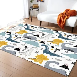 Children's Crawling Mat Cartoon Dinosaur Rug Living Room Decor Bathroom Mats and Floor Mats Area Rugs Corridor Rugs Moda