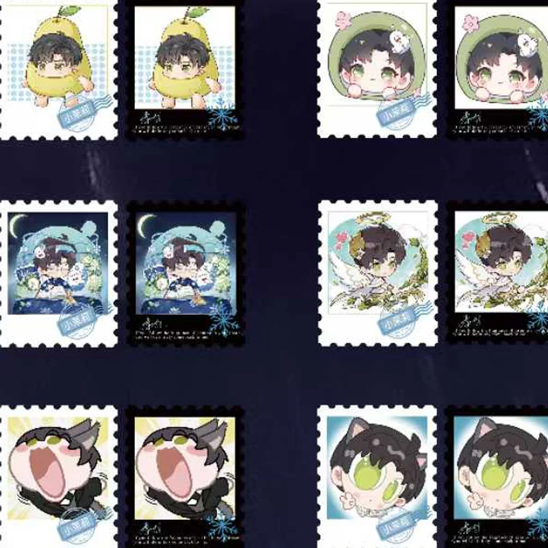 Love And Deepspace TCG Gacha Pull Tab Stamps Gold Foil 3D Openable Character Series