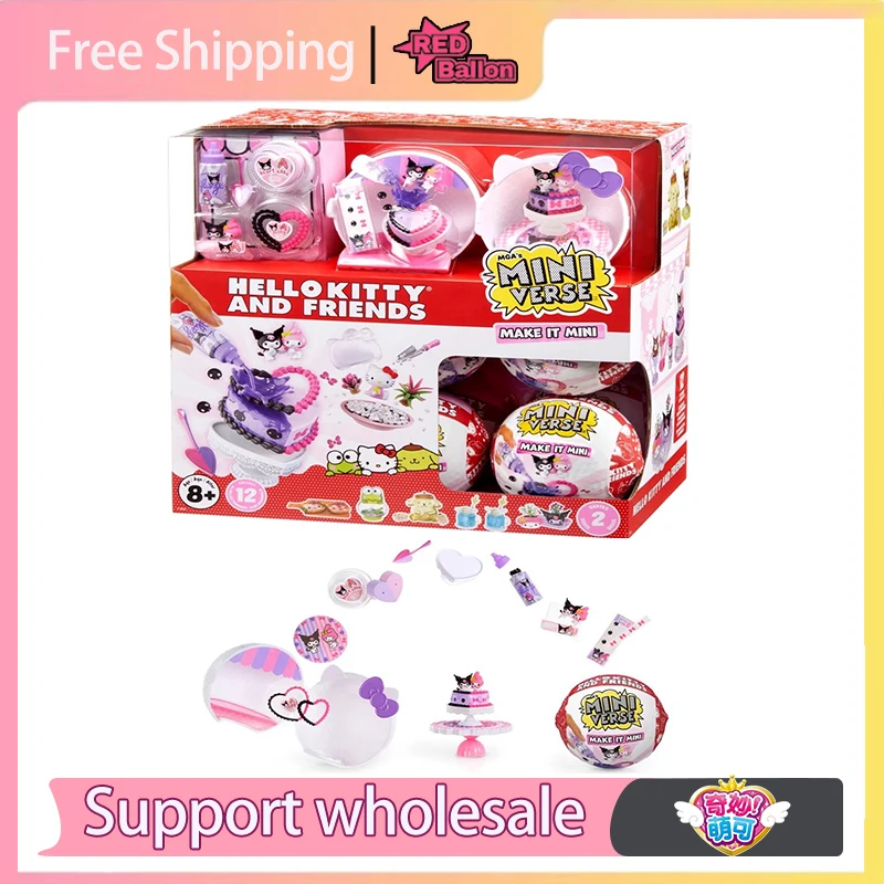 

In Stock MGA Miniverse Mini Sanrio Hello Kitty and Friends Series Blind Box Play House Toys Ornaments Children Birthday Gift Toy