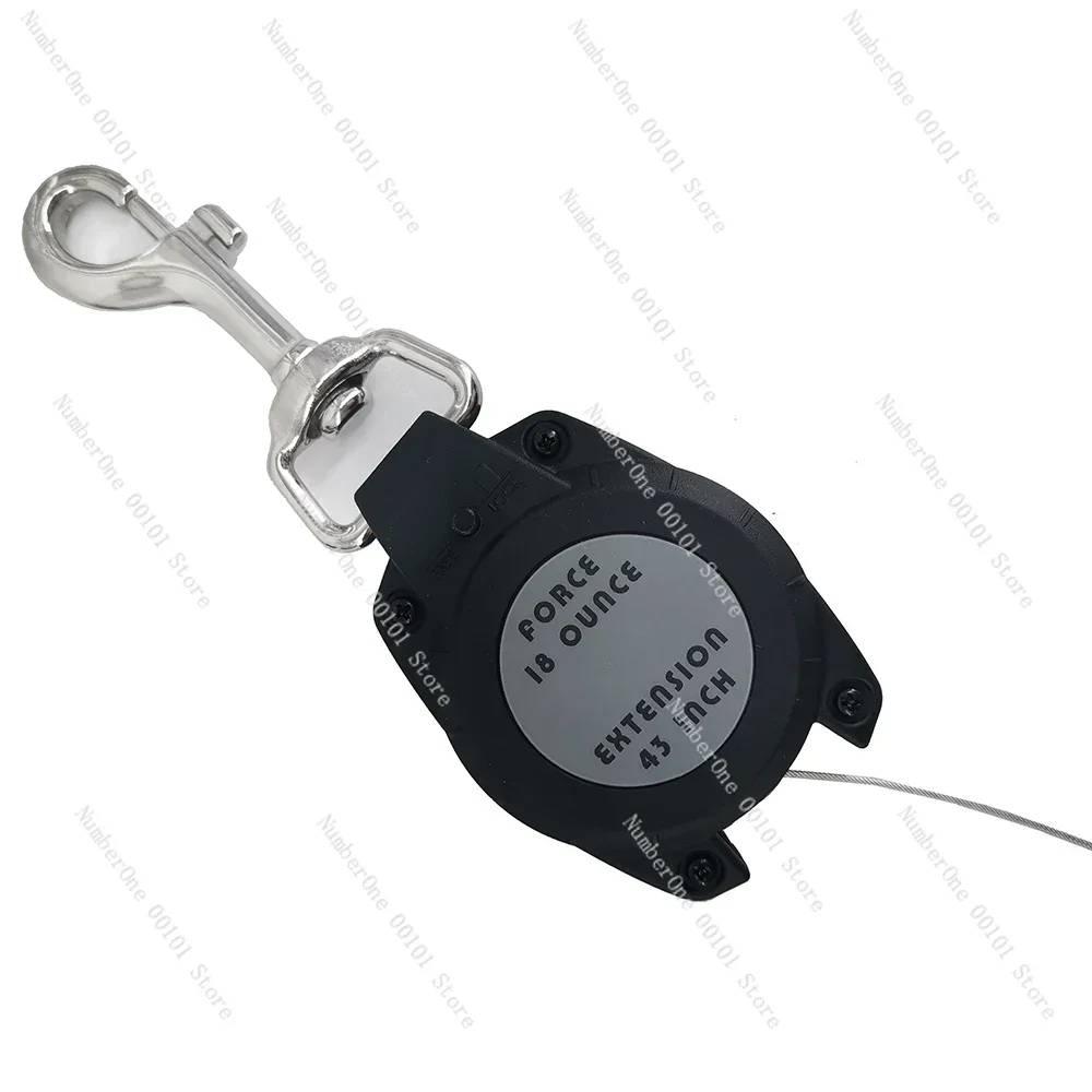 

Scuba Retractable Holder-stainless Steel Wire-gate Carabiner Clip 18*5.5 Cm