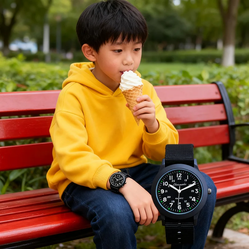 2026 famous brand chaoyada high quality fashion children boys girls students man canvas Breathable Sweat-proof 24hours watches