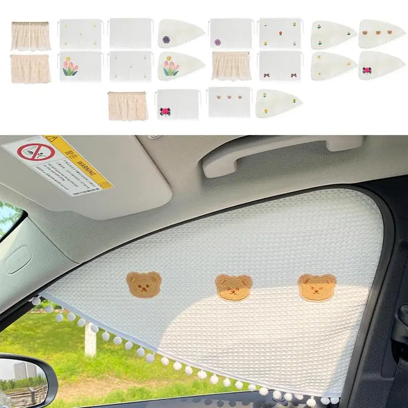 Car Window Cartoon Shades Cartoon Car Side Window Drapes For Sun Protection Passenger Protection Privacy Keeping Side Window