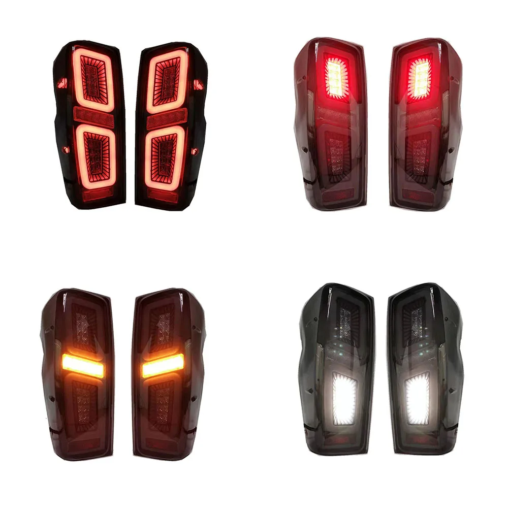 Modified Car Exterior Taillight Assembly Fit For 2021 2022 Isuzu D-max Dmax Led Tail Rear Light Daytime Brake Fog Light