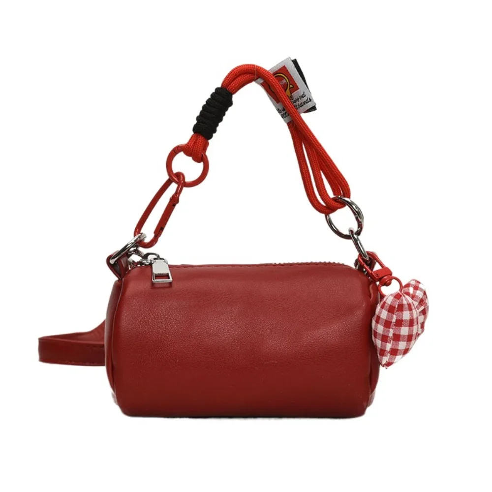 

Креативная корейская сумка через плечо с бантом, сумка для хранения помады, сумка на плечо, мини-цилиндрическая сумка для детей