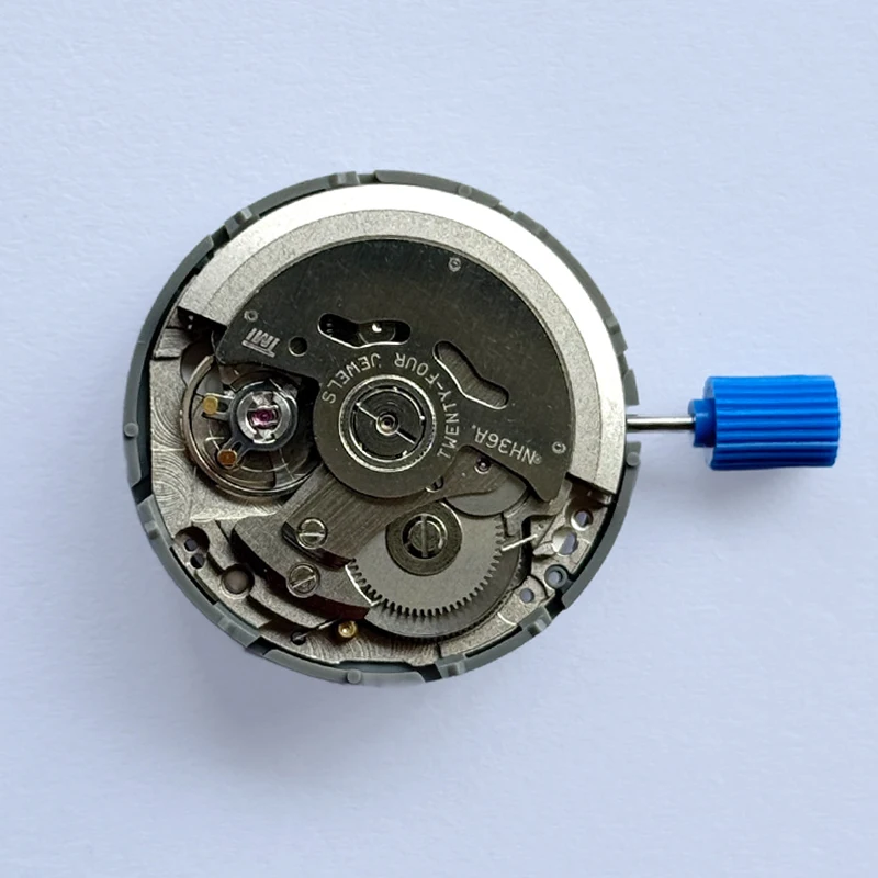 Japan Genuine NH36 Automatic Watch Movement Japanese Original 3 o'Clock Crown Day Date Week Men's Accessorie Mechanical Movement