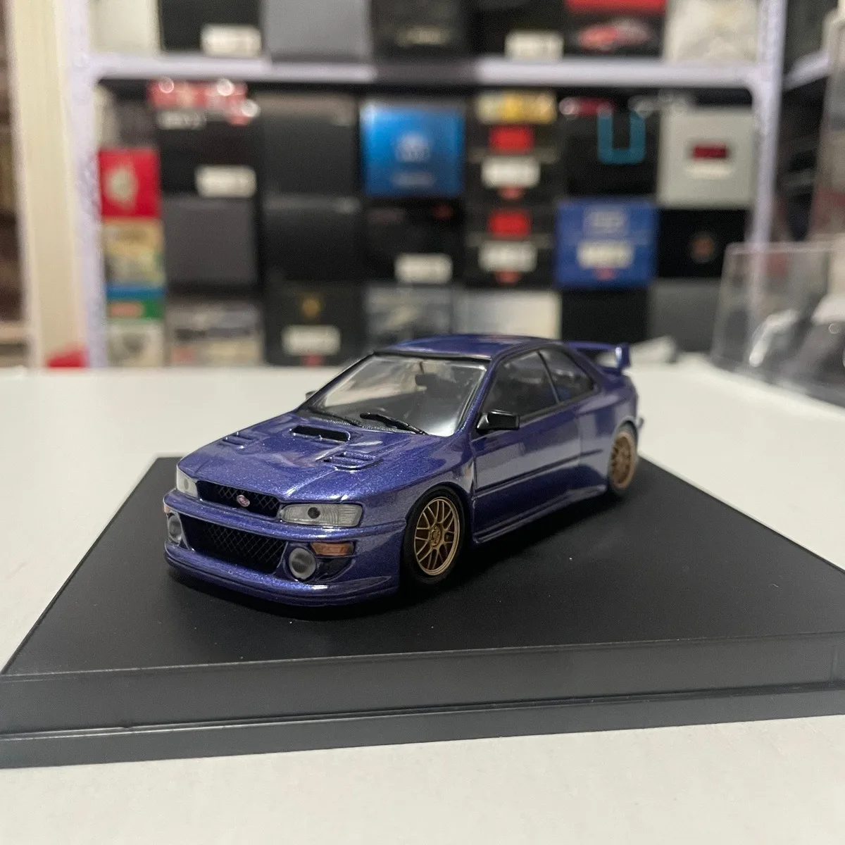 1:43 Scale Impreza WRC 22B Alloy Car Model Collection Ornaments