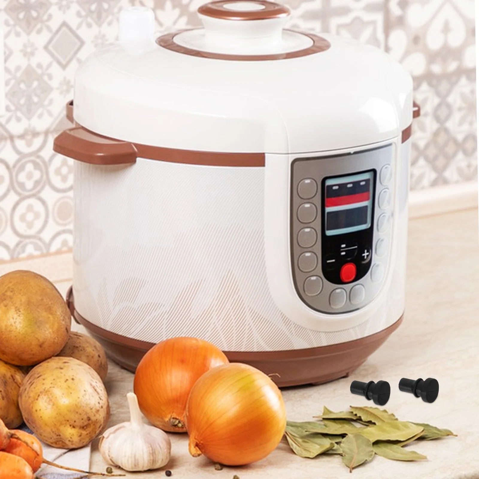 

16pcs Slow Replacement Silicone Feet Non-Slip Pads For Appliance Stability Compatible With Rice Cooker Pressure Cooker