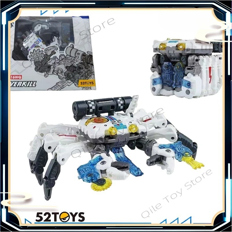 

В наличии 52TOYS Beast Box Series BB-16 Меховая игрушка Передвижная модель Белый Зеленый Краб Животное Трансформированные игрушки