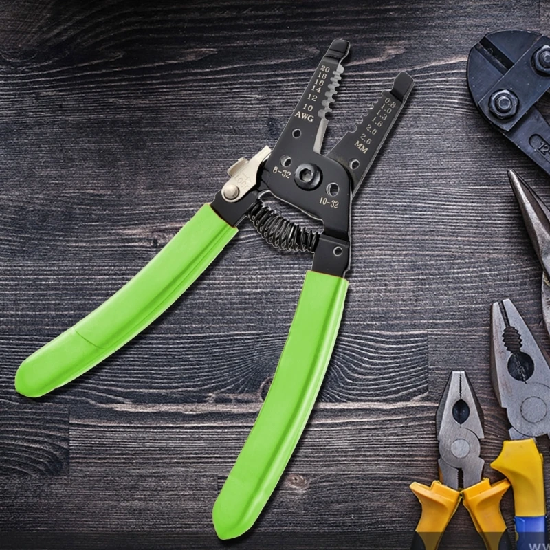 

Multifunctional Electrician Pliers 10-22AWG For Wire Splitting Stripping Cutter