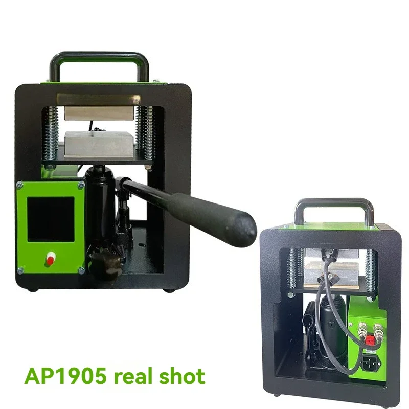 آلة الضغط الساخن الصنوبري الصغيرة، أقصى ضغط 5 طن، ألواح تسخين مزدوجة تصل إلى 250 درجة مئوية، 110 فولت 220 فولت لأكواب القمصان اليدوية