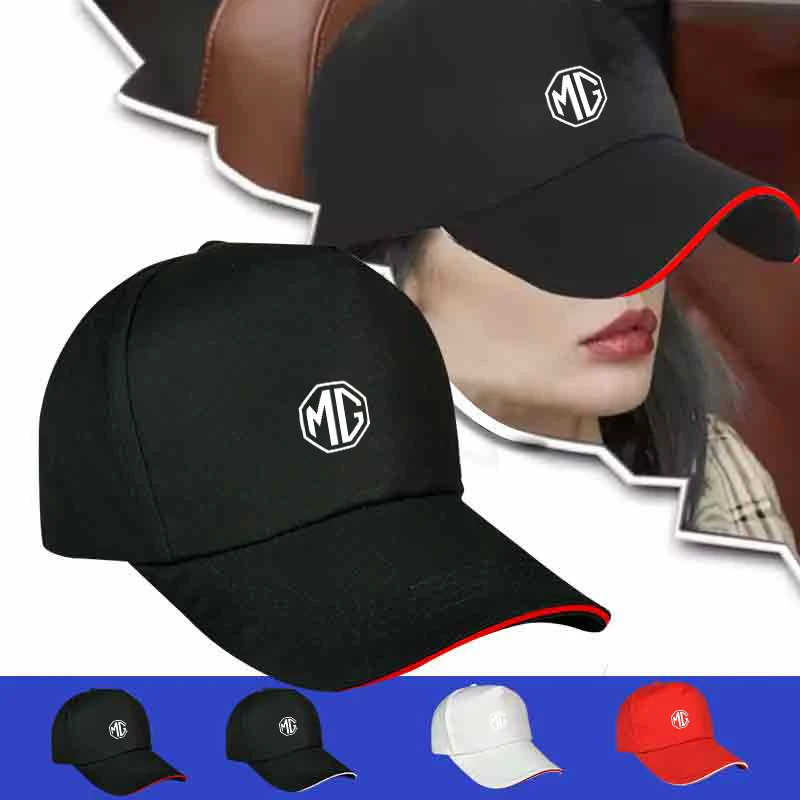 

Car Sun Hat Baseball Cap Outdoor Sunscreen Hat Accessories For Morris Garages MG 6 3 5 7 TF ZR ZS HS GS GT Hector RX8 350RX5