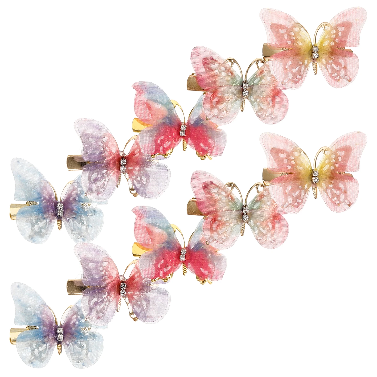 

10pcs Children Hairpin Cute Butterfly Clips Little Girl Accessories 3D Stereoscopic Baby Hair Barrettes Hair Accessories For