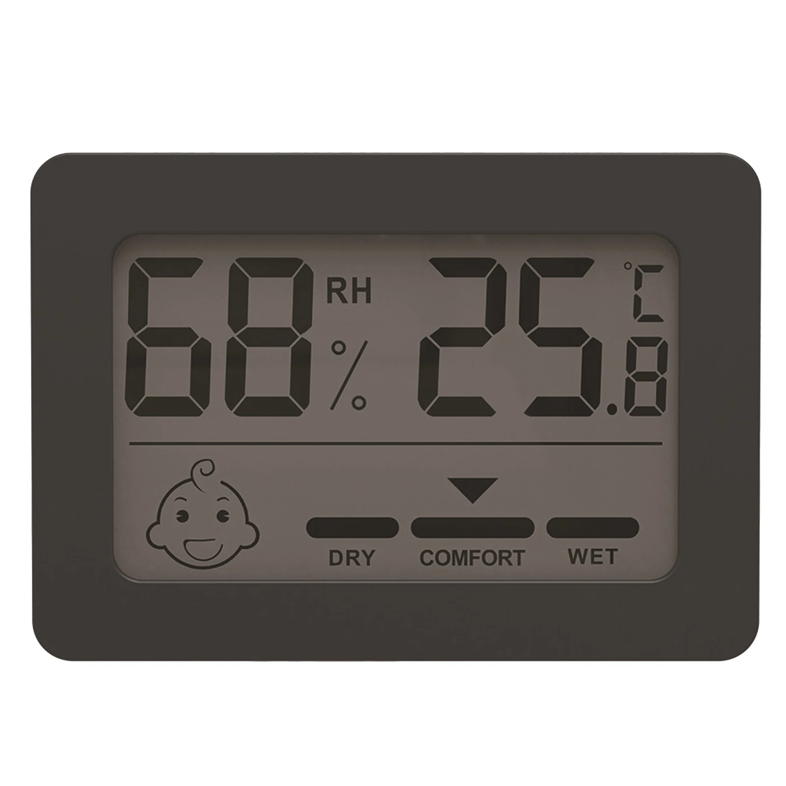 High Quality For Living Room Greenhouse Instrument Room Thermo-hygrometer Thermohygrometer With Bracket -50 ℃ ~ + 70 ℃