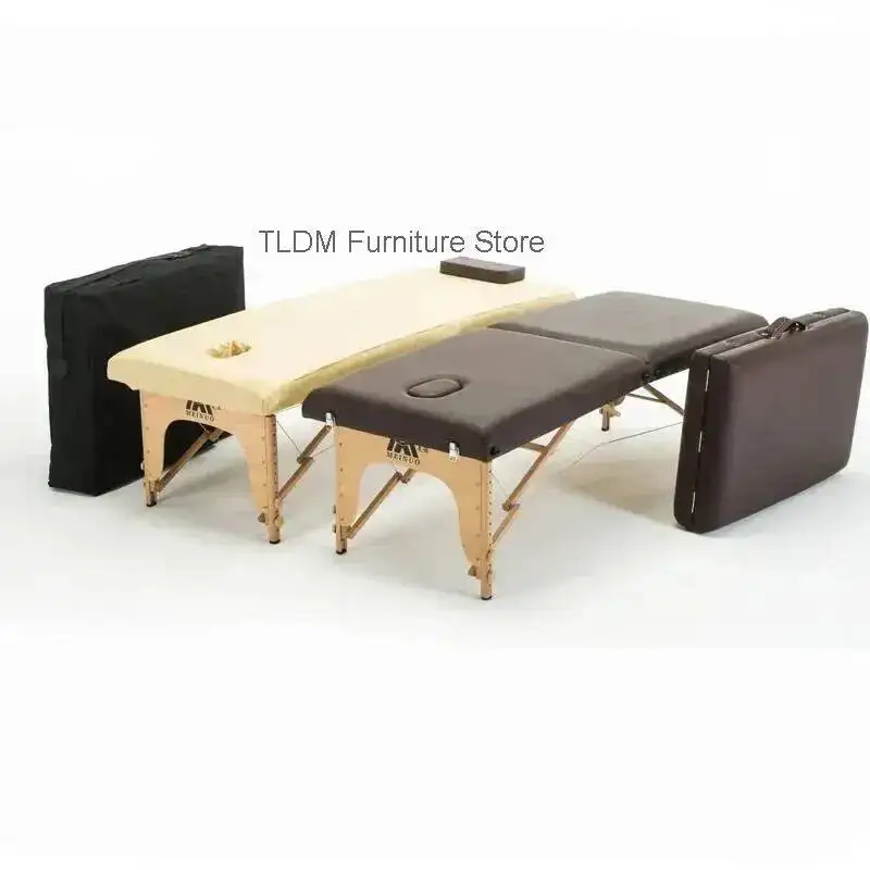 Cervical Embroidery Beauty Bed Massage Table Tattoo Spine Eyelashes Massage Bed Portable Handheld Lettino Per Massaggi Furniture