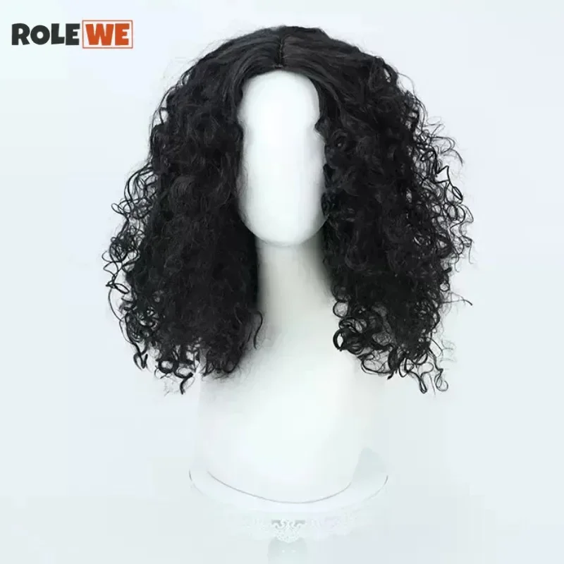 High Quality Usopp Wig Cosplay Anime Long Black Curly Heat Resistant Synthetic Hair Party Role Play Wigs  Wig Cap