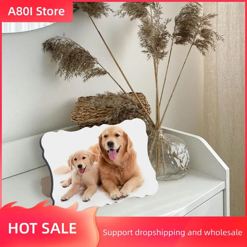 

A80I 10Pack Sublimation Photo Frames Blank With Stand Heat Transfer MDF Wooden Sublimation Photo Frames For DIY Craft,6X8inch