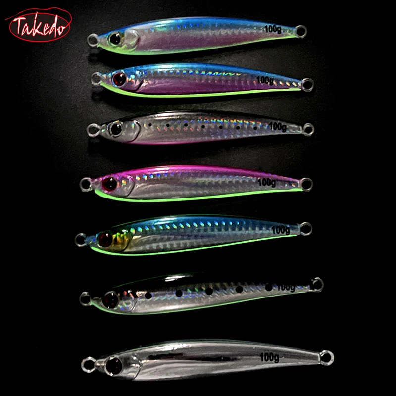 TAKEDO RX01 Señuelo Jigging Metal Luminoso para Agua Salada - imagen 5