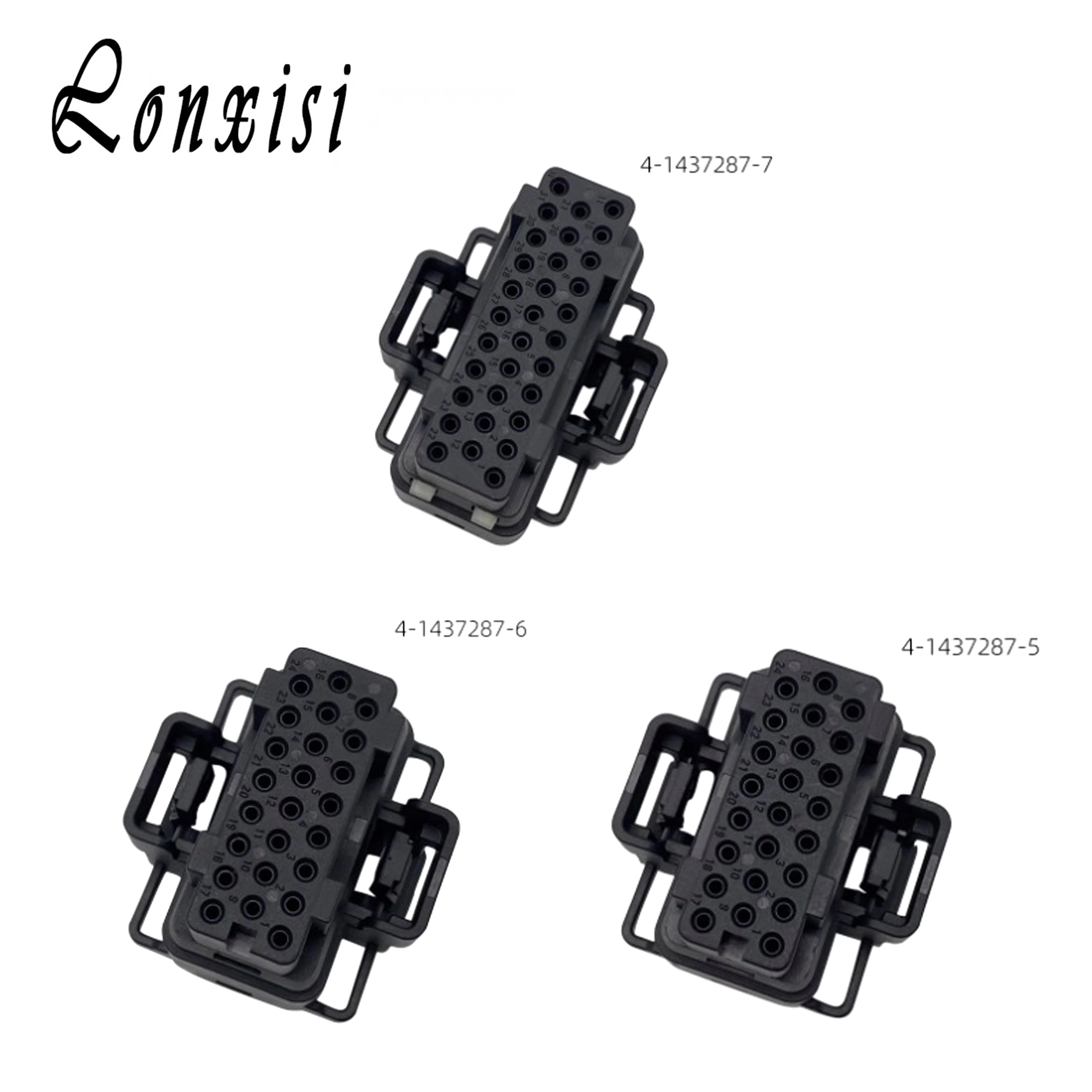 

1/5 Sets 24/32 Pin 4-1437287-5 4-1437287-6 ECU Female Socket Automotive Waterproof Connector 4-1437287-7 Modified Harness Plug