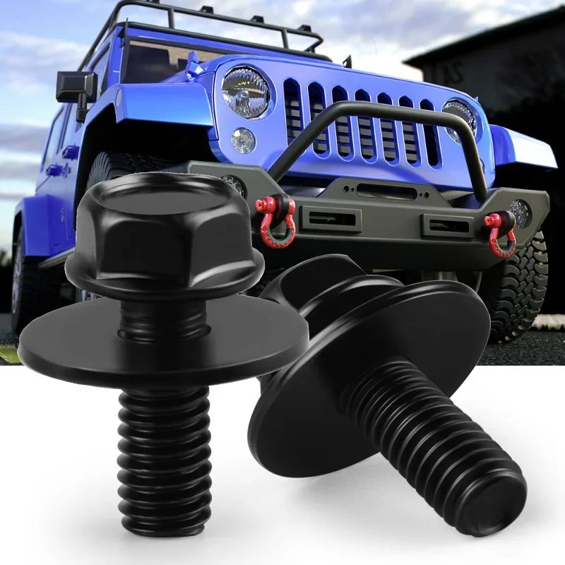 

20x Car Screws Body Bolts M6 -1.0 x 16mm long. 10mm hex. 17mm Washer Metal Universal For Cars Trucks Strong Corrosion Resistance