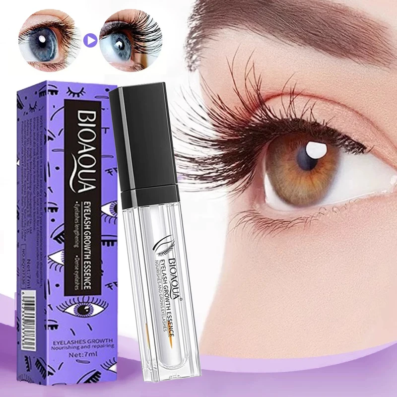 Il siero per la crescita delle ciglia promuove le ciglia più spesse migliora la qualità della velocità della crescita delle ciglia coltiva le ciglia velocemente 5 giorni di trucco per le donne