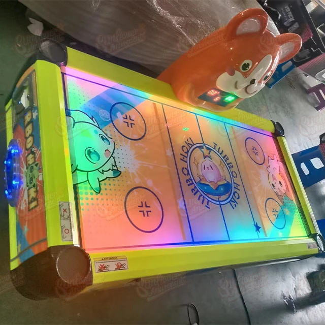 Amusement Park Indoor Arcade Earn Win Prize Lottery Ticket Games Machine Push Ball Coin Operated Games Air Hockey Table