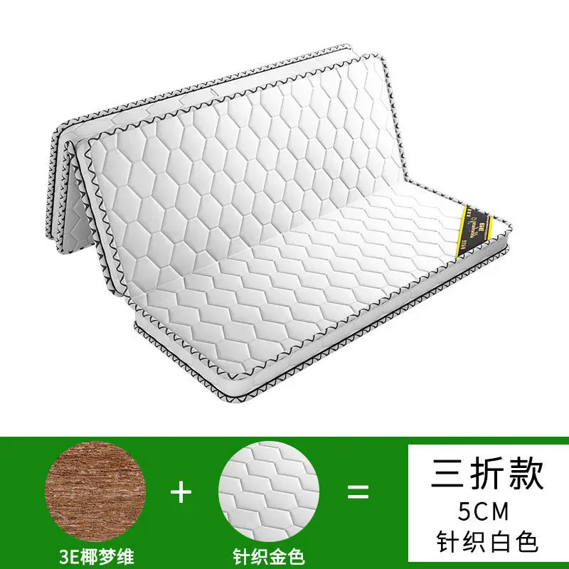 Natural Coir mattress coconut palm mattress pad hard coir palm folding mattress tatami floor mat household natural coir mattress image 5