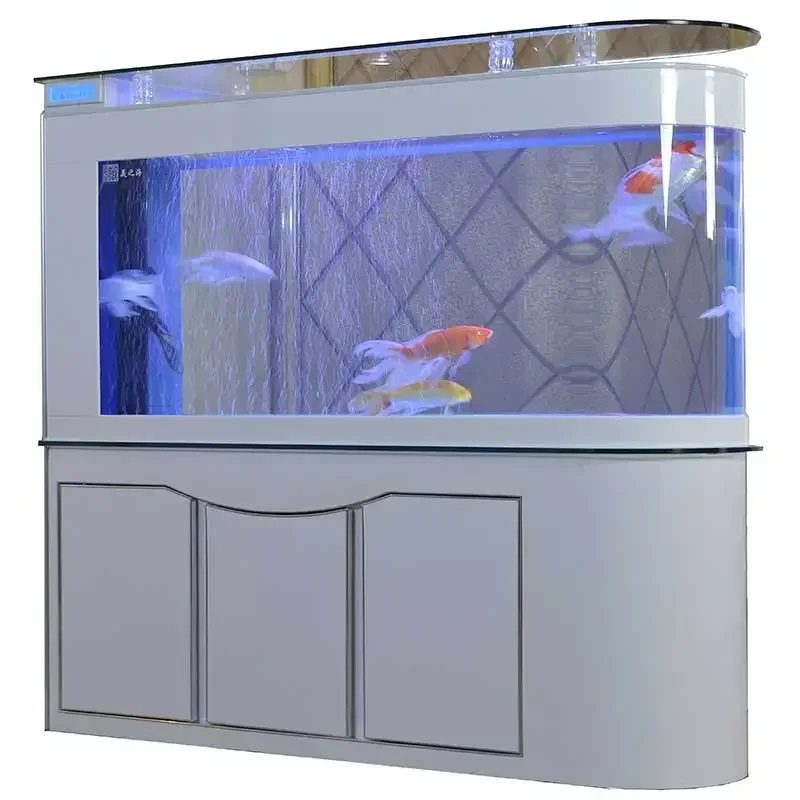 Bullet Living Room Home Medium and Large Bottom Filter Fish Tank Floor Screen Lazy Ecological Aquarium