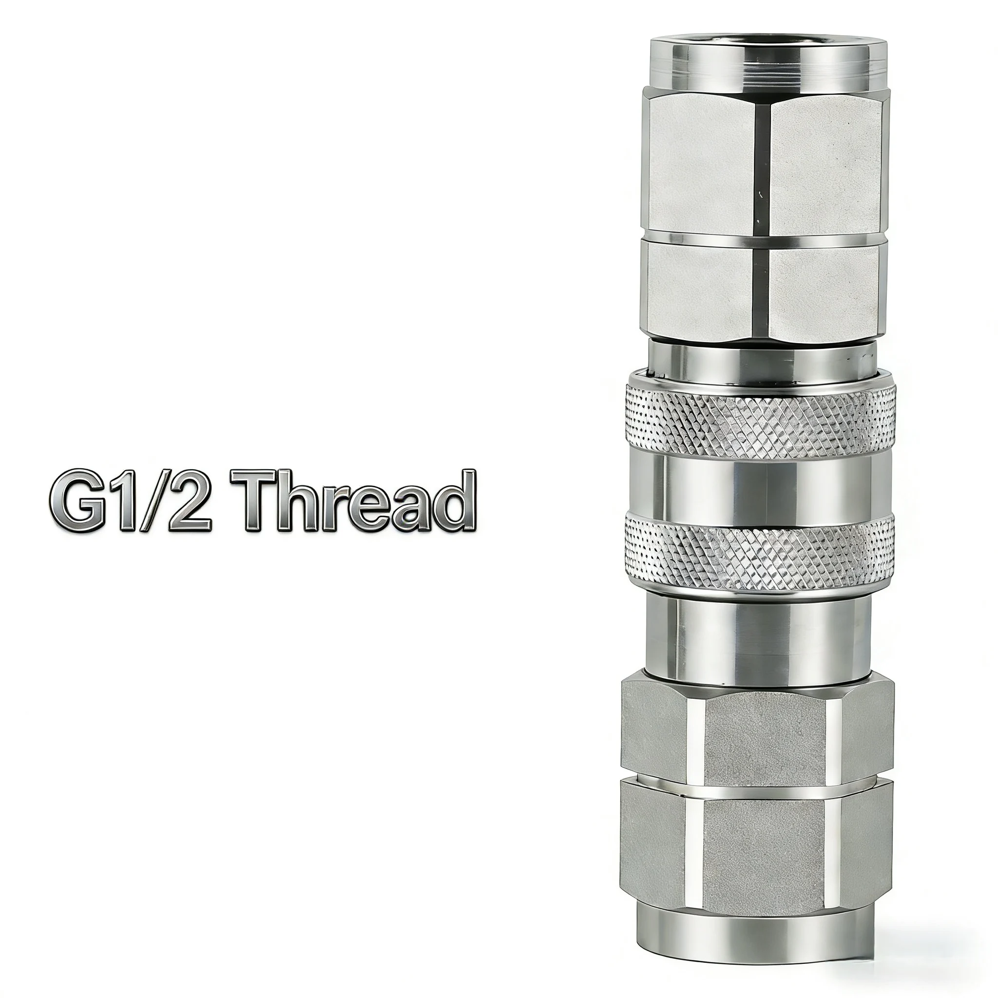 

Набор плоских гидравлических быстроразъемных соединений с резьбой G1/2, стандарт ISO-16028, для гидравлического оборудования