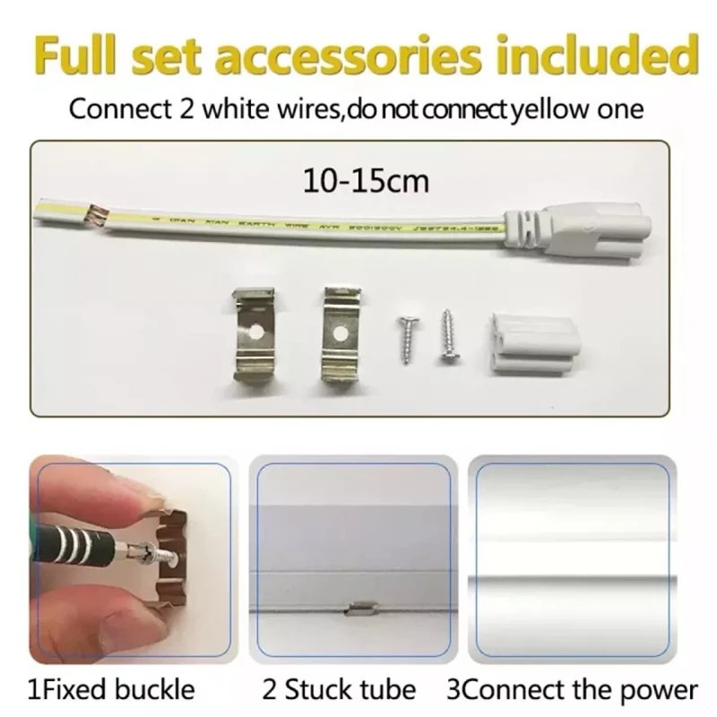 Led Closet Lamp Under Cabinet Light 110V 220V Led Tube Lamp Bar 20W Kitchen Cabinet Led Tube Indoor Lighting For Bedroom Closets