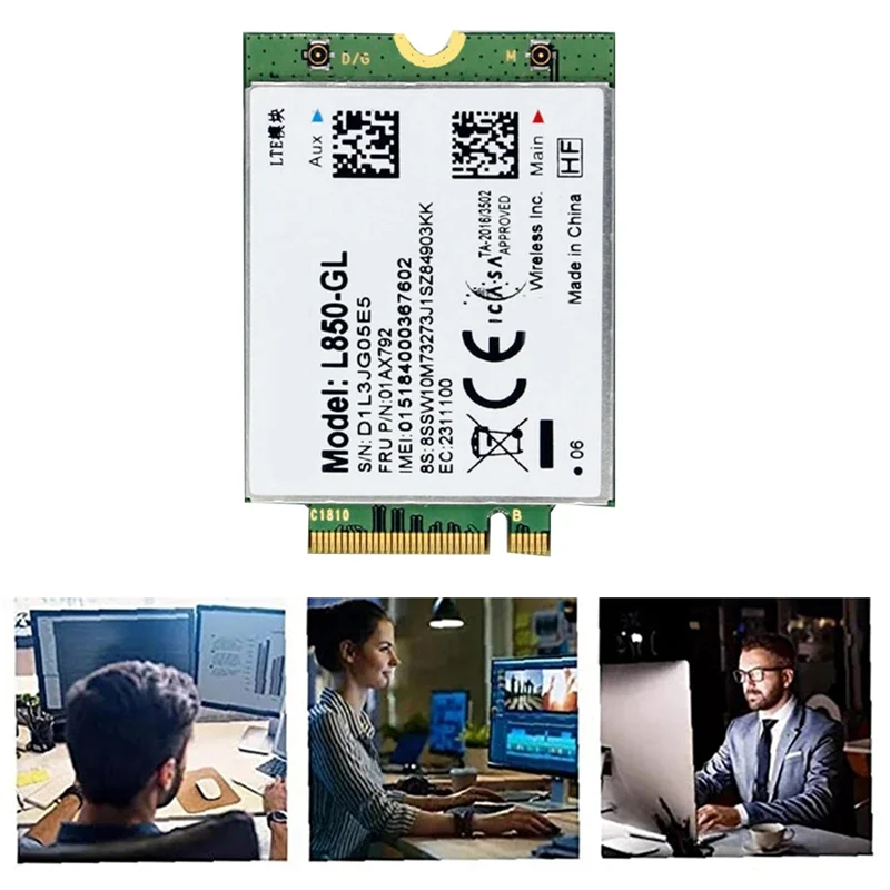 

Classic-L850 GL Wi-Fi-карта 01AX792 NGFF M.2 Модуль для Lenovo Thinkpad T580 X280 L580 T480S T480 P52S Прочный Простая установка Легкий T