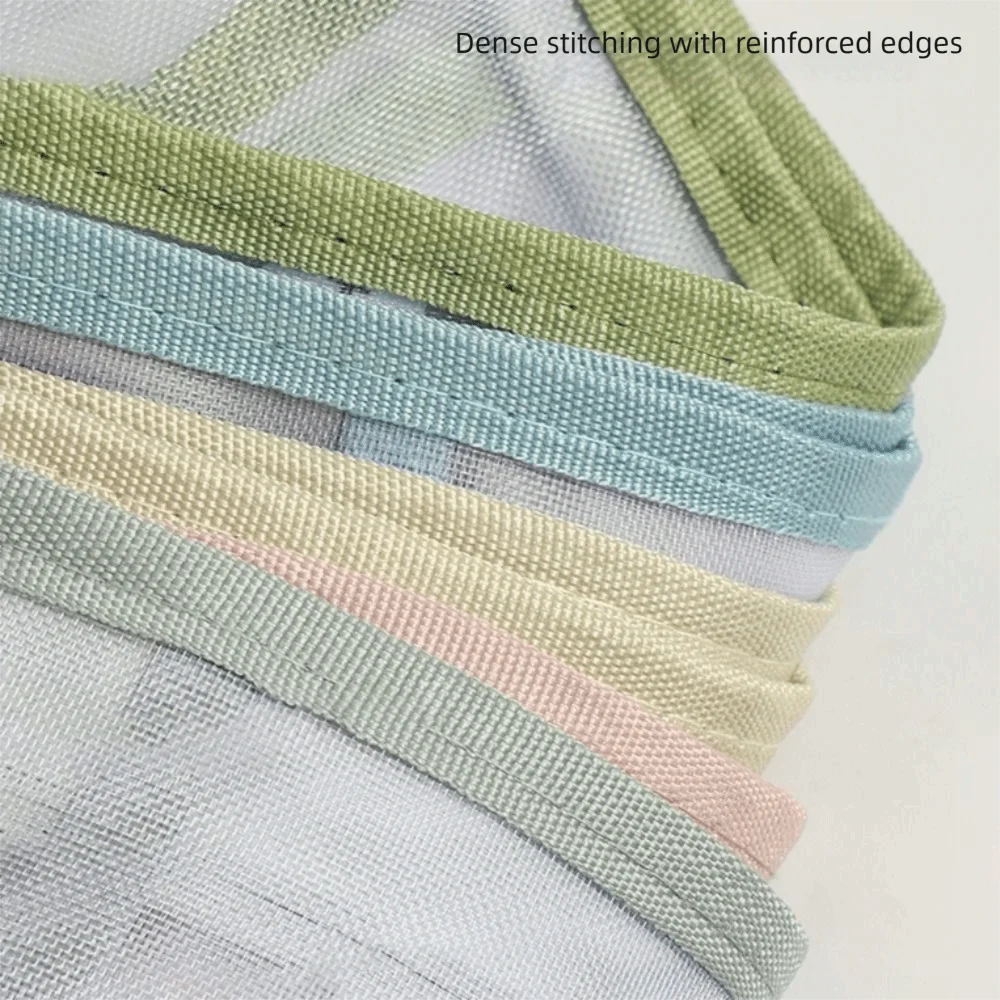 Large Capacity File Bag Horizontal Style L-Shaped Stationery Storage Bag Opening Mesh Waterproof Mesh Zipper Bag School Supplies