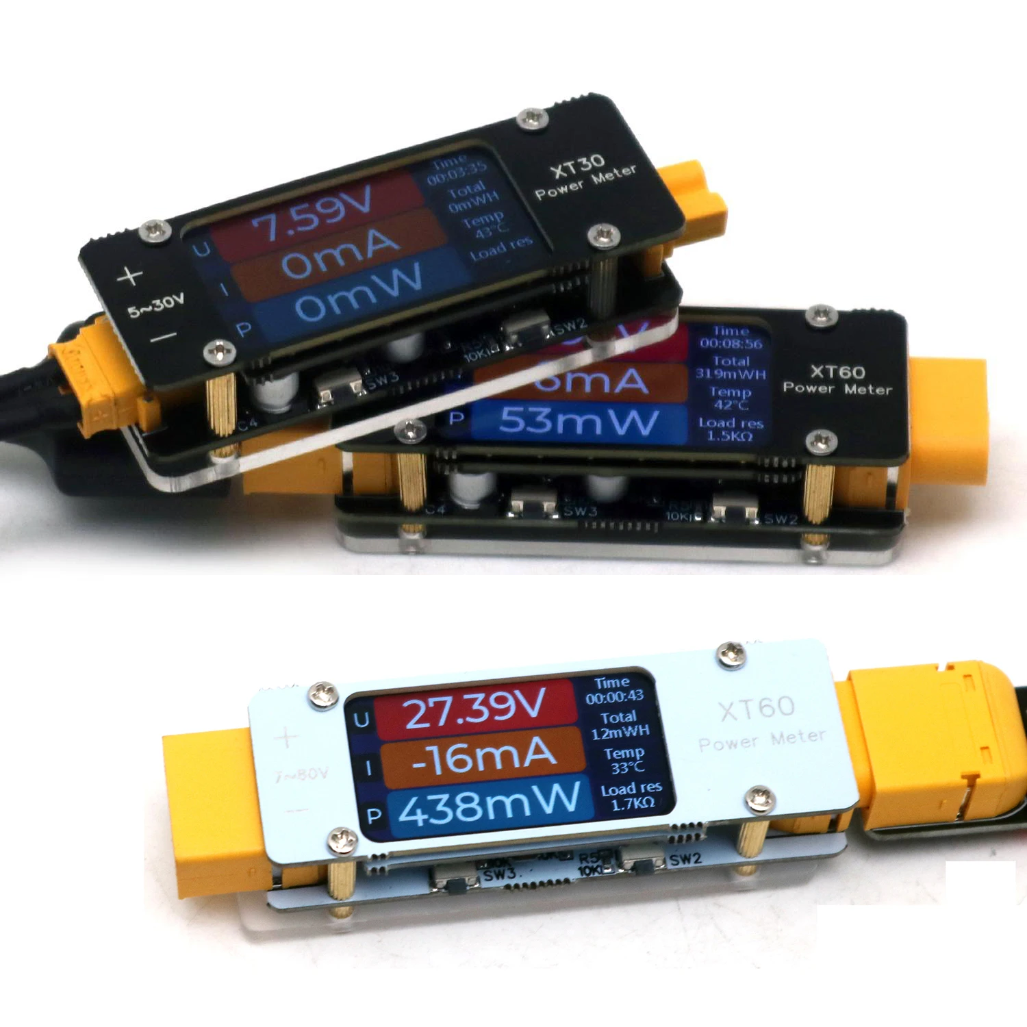 DC 5-80V 64A Bidirectional Ammeter Power METER BMS 12V 24V 48V 60V 72V Lead Acid Li-ion LiFePO Battery Charger Discharger Tester