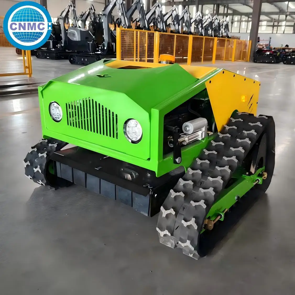 

Robot Lawn Mower to Drive All-terrain Remote Control Mower Safety Auto-Stop Blade Easy to Operate Grass Mowing Robot Lawnmower