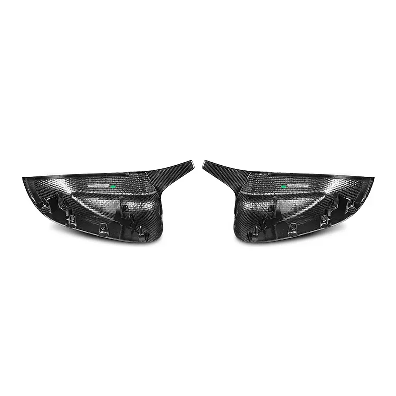 Rearview Mirror Covers Caps Real Dry Carbon Fiber Replacement Shell For BMW X3 X4 X5 X6 X7 G01 G08 G02 G05 G06 G07 2018+