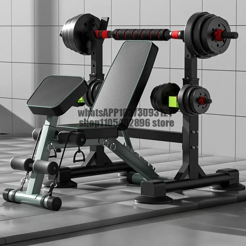 Multifunctional Bench Stool Fitness Equipment Household Indoor Bench Press Rack Dumbbell Stool Squat Rack