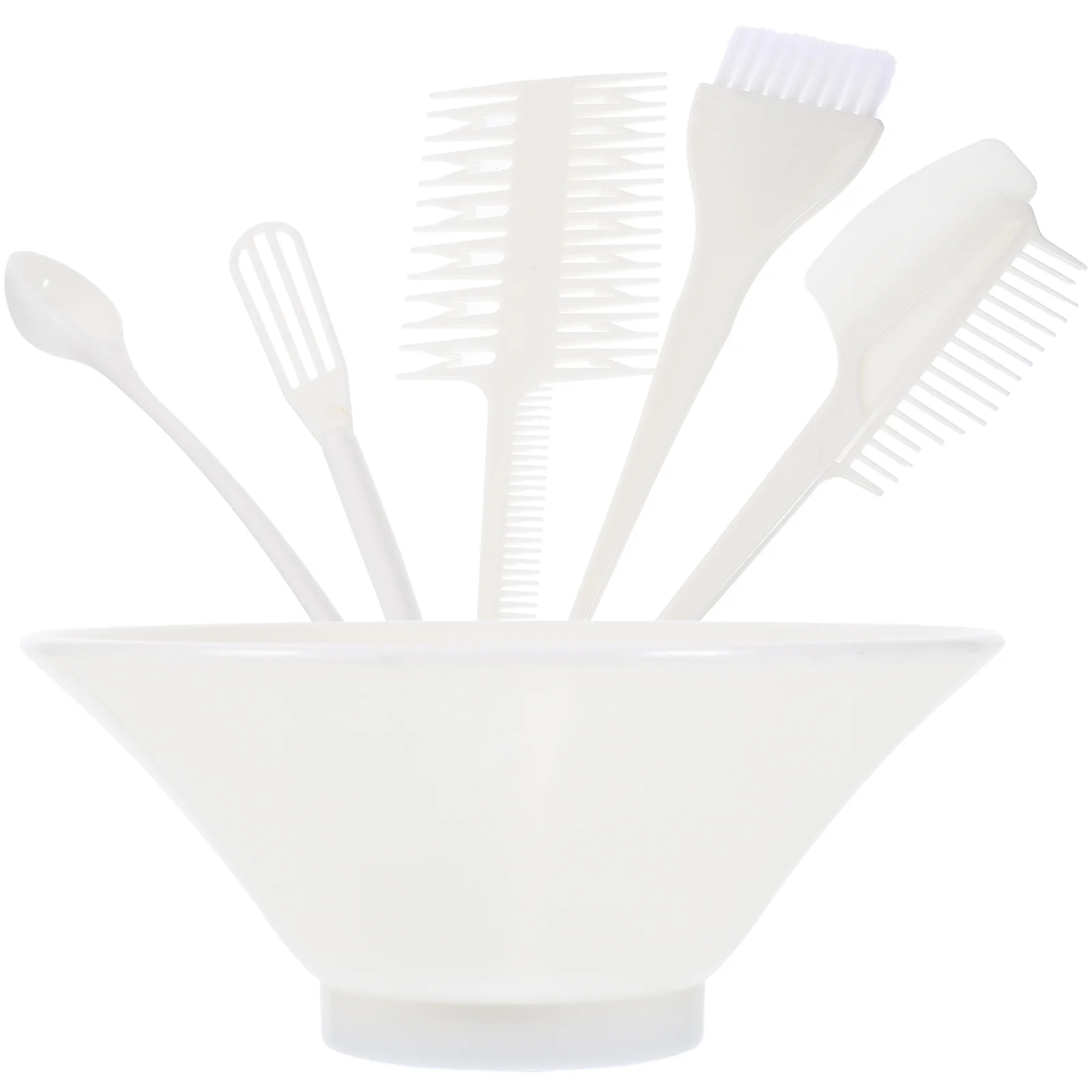 

6pcs Hair Dye Coloring Kit Professional Wide Tooth Comb Set For Salon Home Use Hair Coloring Brush Dye Application Tool