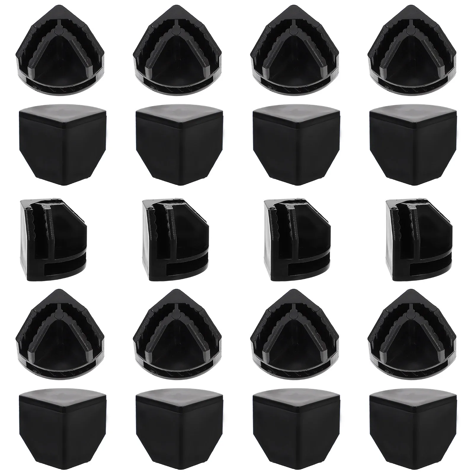 20Pcs Cabinet Interlocking Connectors ABS Plastic Fixed Buckle Clips for Wire Cube Modular Organizers Storage Rack Combine-Unit