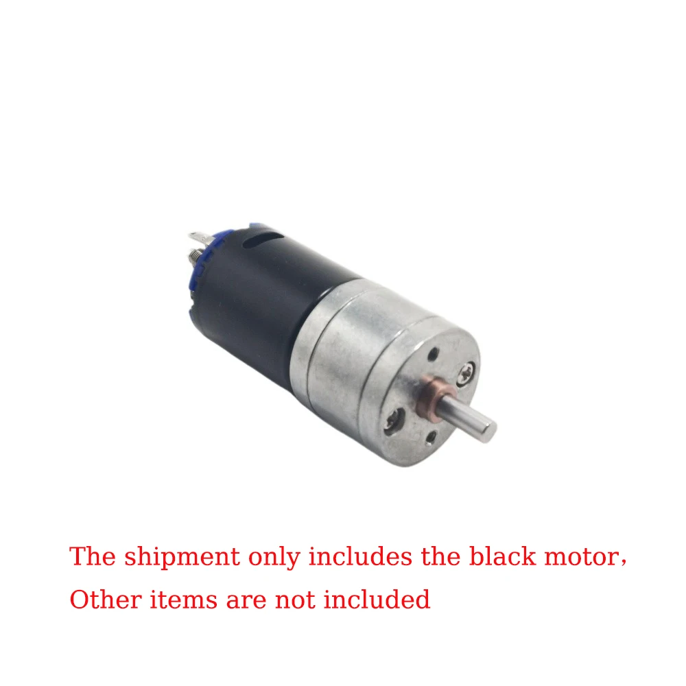 370 Black Shell Geared Brushed Motor 13000/21000RPM 7.4V DC With Pinion Gear for RC Crawler Military Truck Upgrade Parts