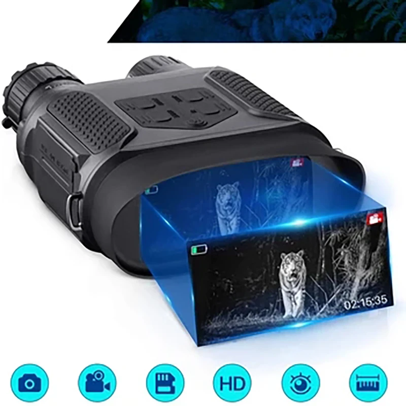 

Large Screen HD Infrared Digital Night Vision Device, Video Photography, Hunting, Optical, Aiming, Dual Barrel, 7x31