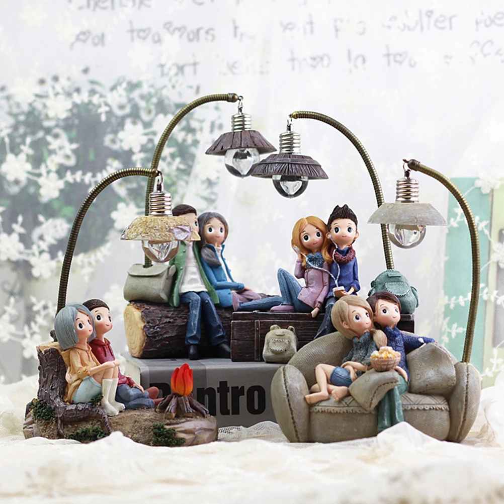 

Lamp naments Resin Home Decor Bedroom Living Study Craft Lovers Tree Stump Design Christmas Ideas