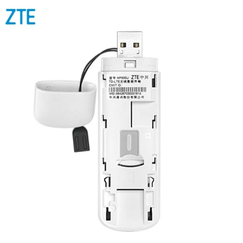 Original CAT4 MF833U1 4G LTE de 150Mbps ZTE USB Stick Suporte LTE FDD B1 B2 B3 B5 B7 B8 B20 B28 B38 B39 B40 B41